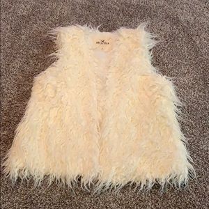 Fuzzy teddy vest